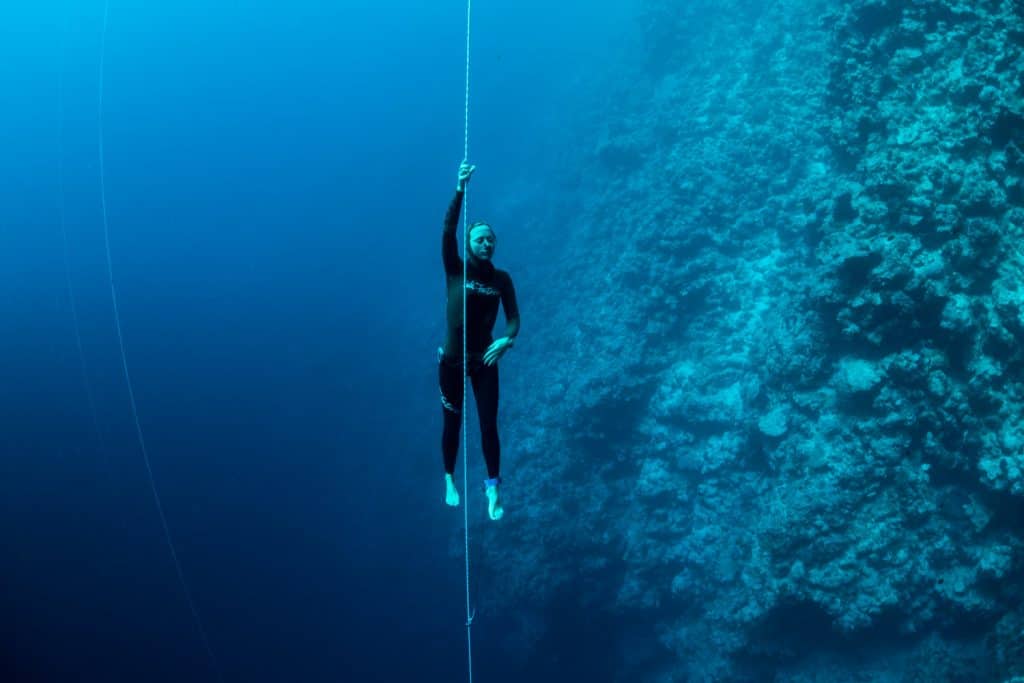free diving record