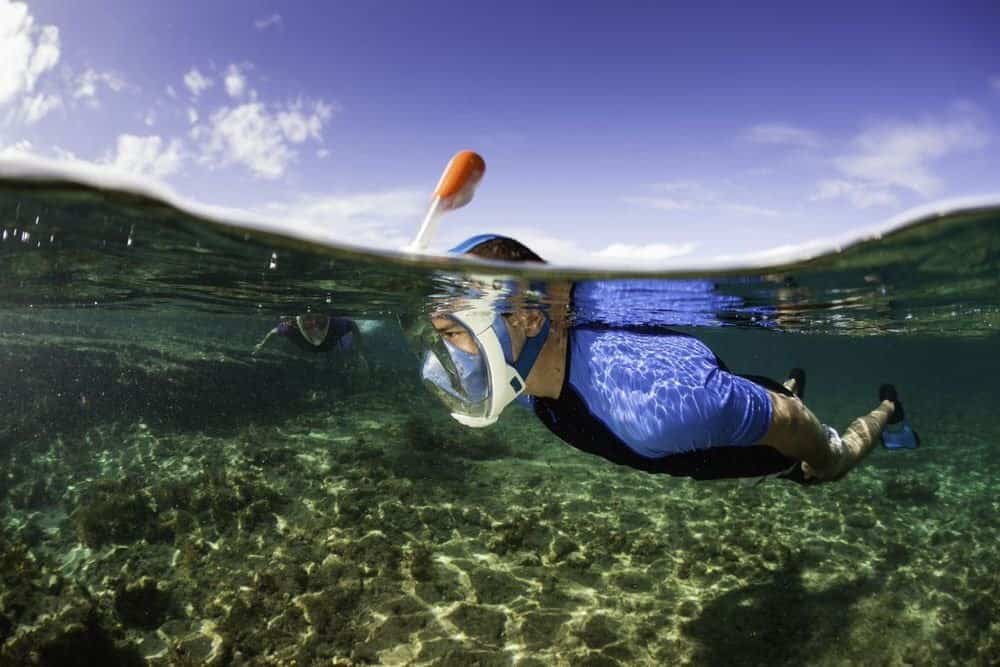 Snorkel mask full face full face snorkel