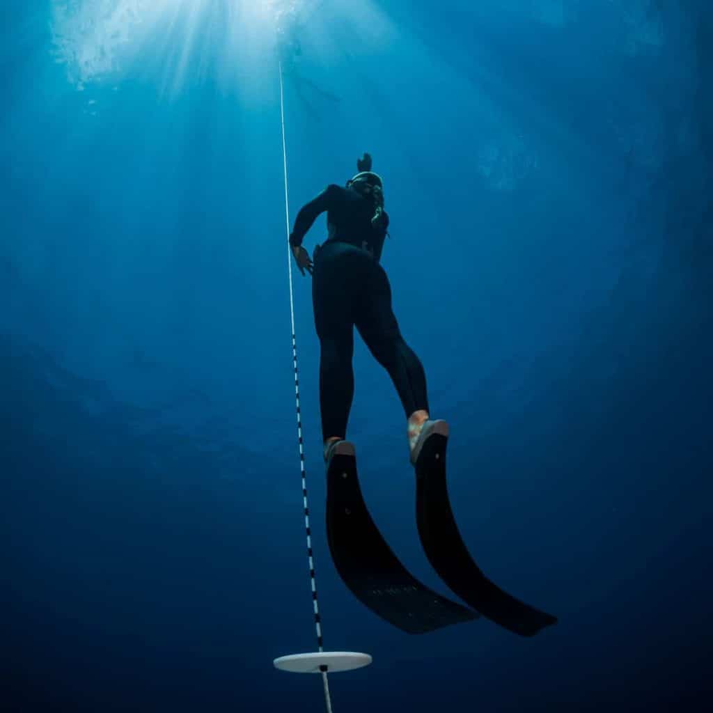 what is the deepest free dive